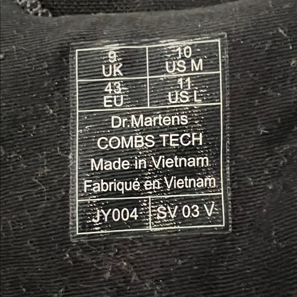 Dr. Martens Combs Tech Canvas Boots Preowned - Picture 11 of 12